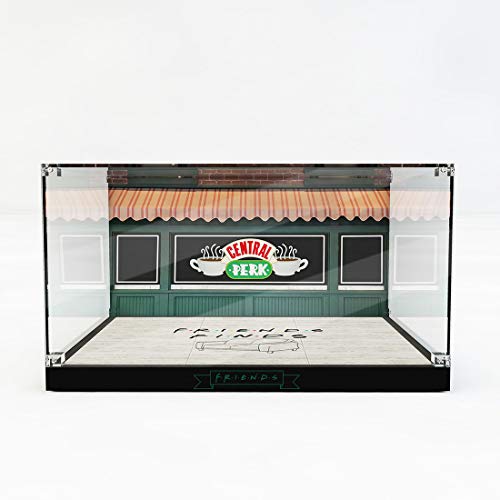 SENG Vitrina acrílica expositora para Friends Central Perk Café, compatible con Lego 21319 (sin modelo Lego)