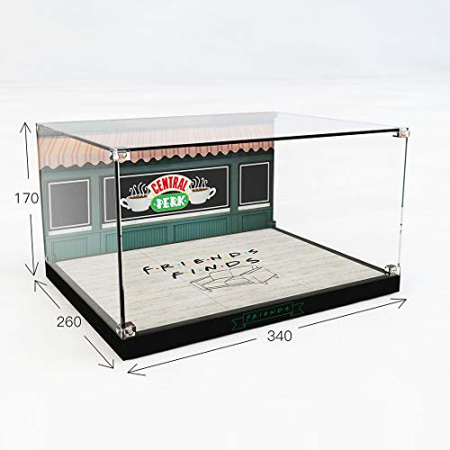SENG Vitrina acrílica expositora para Friends Central Perk Café, compatible con Lego 21319 (sin modelo Lego)