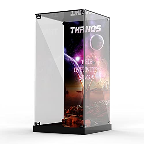 SEREIN Vitrina de Acrílica para Lego 76191 Infinity Gauntlet, Estuche de Muestra Caja de Presentación de Escaparate Compatible con Lego Marvel 76191 (Sin Modelo de Lego)