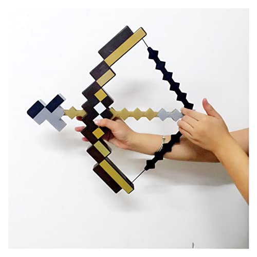 SeYoPoll Diseño de minas de PVC, arco azul y flecha, espada de diamante, 2020, diseño de mina, arco azul y flecha, regalo de espada de diamante para niños, regalo de espada para niños (color: verde)