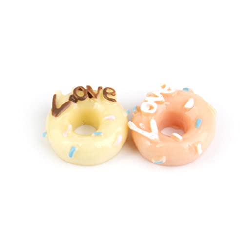 sharprepublic 8 Piezas Casa de Muñecas en Miniatura Panadería Tienda Cocina Comida Pastel Donuts Cupcake 1:12