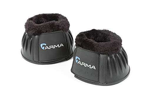 Shires Over Reach - Botas para caballos, negro