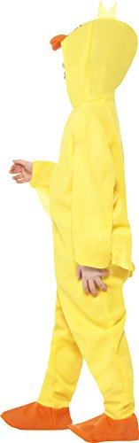 Smiffy's-27995S Perro Traje Pato, Todo en Uno con Capucha, Color Amarillo, S-Edad 4-6 años (27995S)