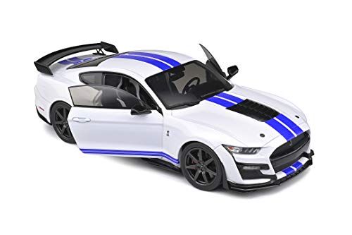 Solido Ford Mustang Shelby GT500 2020-Maqueta de Coche (Escala 1:18), Color Blanco (421186100)