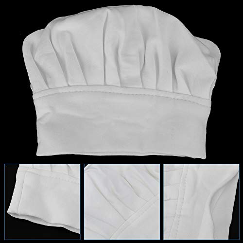 Sombrero de niños Gorra de fotografía Chef Hat Unisex ajustable pequeño sombrero de cocina para niños pequeños Fotos de arte para bebés adecuadas para 0-6 meses