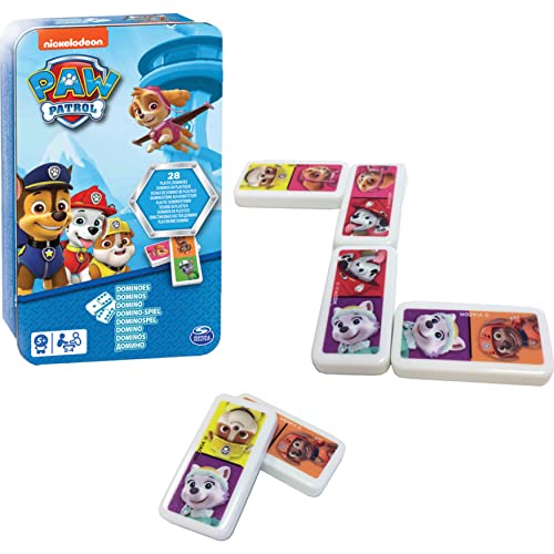 Spin Master Games- CGI KGM Paw Patrol Domino Tin EML (6033087)