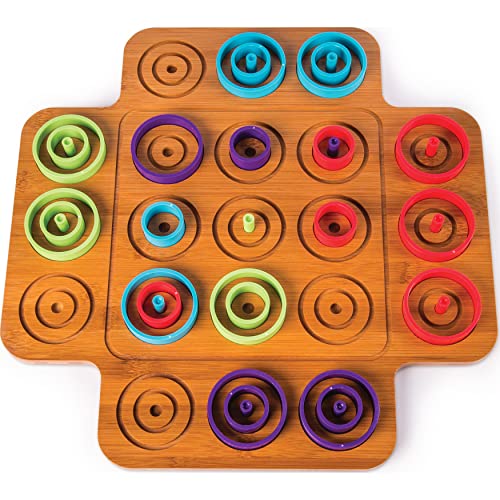 Spin Master Otrio (Wood) Juego de mesa de aprendizaje Niños - Juego de tablero (Juego de mesa de aprendizaje, Niños, Niño/niña, 6 año(s), Interior, China)