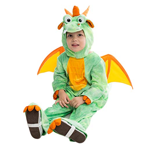 Spooktacular Creations Baby Dragon Costume Infant Deluxe Set with Toys for Kids Role Play (Small ( 5 – 7 yrs))