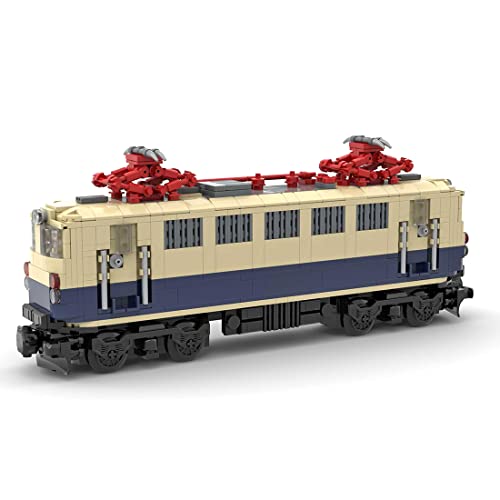 SPRING2014 Tren de tren de alta velocidad controlado por radio, 2,4 GHz, RC-670 piezas, DB BR 141, juego de construcción de tren alemán con motor, compatible con Lego Technic