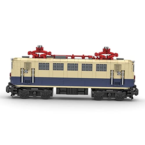 SPRING2014 Tren de tren de alta velocidad controlado por radio, 2,4 GHz, RC-670 piezas, DB BR 141, juego de construcción de tren alemán con motor, compatible con Lego Technic