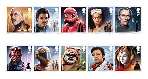 Star Wars La colección oficial de sellos de Royal Mail