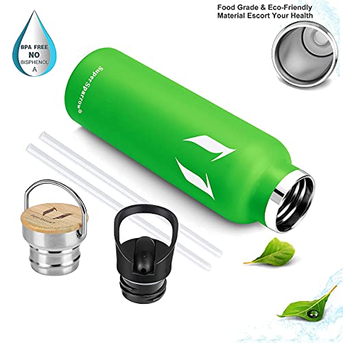 Super Sparrow Botella Agua Acero Inoxidable - Botella de Agua Deportes 750ml - Botella Termica Boca Estándar - Sin BPA , para Niños & Adultos, Deporte, Oficina, Yoga, Ciclismo