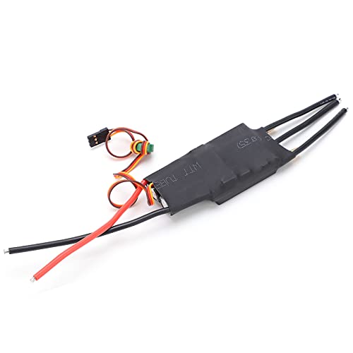 Surebuy 80a ESC sin Escobillas de Refrigeración por Agua, Resistente Al Agua 80a ESC de Aleación de Aluminio para Barco RC