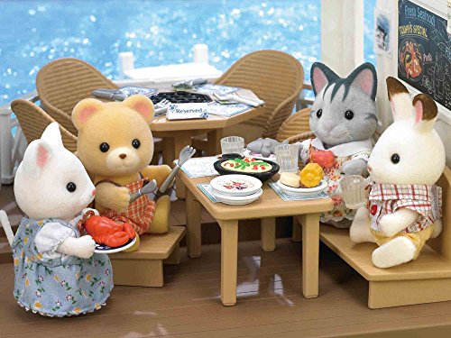 SYLVANIAN FAMILIES- Seaside Restaurant Mini muñecas y Accesorios, Multicolor (Epoch para Imaginar 4190)
