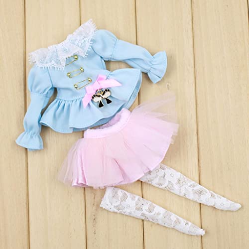 T TOOYFUL Adorable Ropa de Muñeca, Trajes, Medias de para Muñecas Takara Blythe 1/6 - a