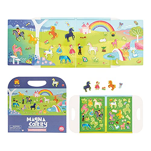 Tiger Tribe- Magna Carry/Unicorn Kingdom Ayuda pedagógica de Letras y Palabras magnéticas, Multicolor (3761214)