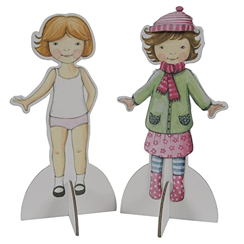 Tiger Tribe- Paper Dolls Kit/Vintage Kits de Acuarelas, Multicolor (3760220)