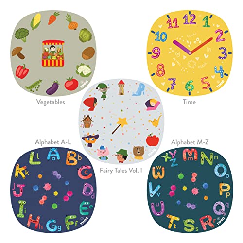 TIMIO TIMIO-TMD-03 Juego de 5 Discos, Reproductor de música Interactivo para niños (TMD-03)