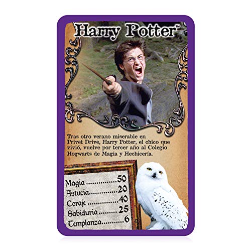 Top Trumps Harry Potter y El Cáliz de Fuego | Juego de Cartas Educativo con 2 Barajas. Utiliza tus conocimientos sobre tus personajes favoritos para ganar - Versión en Español