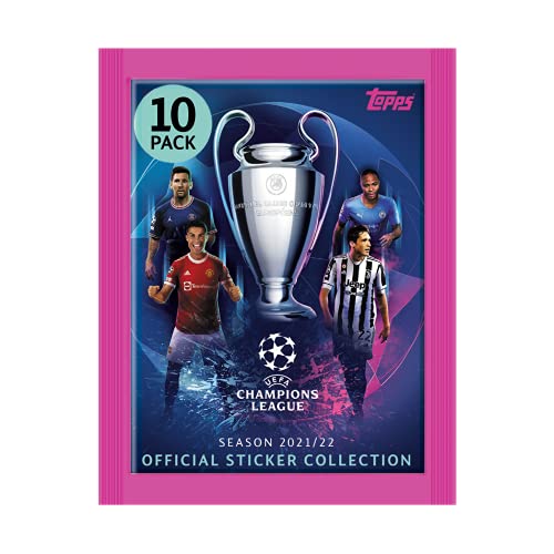 Topps UCL Cromos 2021-2022 Display de 50 Sobres - Coleccionable en Español (CS21-ES1)