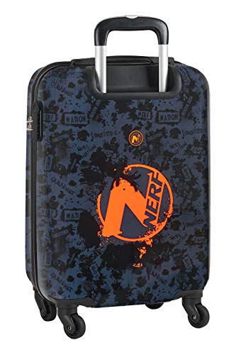 Trolley Cabina 20'' Maleta Safta con Ruedas y Candado de Seguridad de Nerf, Azul Marino, 345x200x550mm
