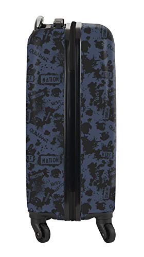 Trolley Cabina 20'' Maleta Safta con Ruedas y Candado de Seguridad de Nerf, Azul Marino, 345x200x550mm