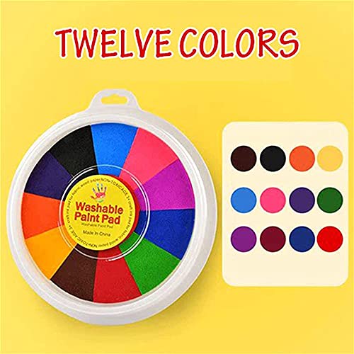 TTCPUYSA Funny Finger Painting Kit, Kids Washable Finger Paint Set, for Kids Early Learning Toy (6 Color)