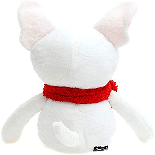 Umbranded Juguete de Peluche 30cm Bull Terrier Dog Doll Peluche de Peluche Soft Puppy Dog para niño Regalo de cumpleaños