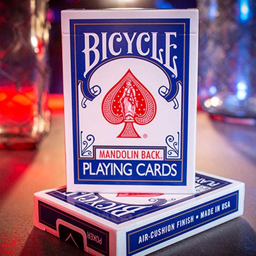 U.S.P.C.C. GT Speedreader Marked Deck Standard Version (Bicycle 809 Mandolin Blue) Plus Online Effect