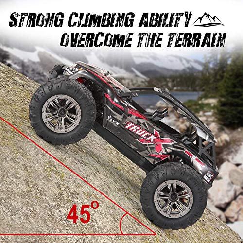 VATOS RC Coche Vehículo Todoterreno de Alta Velocidad 1:16 Escala 36 km/h 4WD 2.4 GHz Coche de Carreras Eléctrico Control Remoto Buggy Vehículo Camión Buggy de Juguete para Adultos y Niños