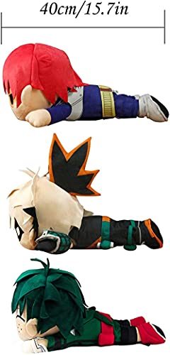 Vbnmda Juguete de Felpa Izuku Midoriya My Hero Academia Peluche Muñeca Almohada Juguetes Regalos de cumpleaños-Bakugou Katsuki