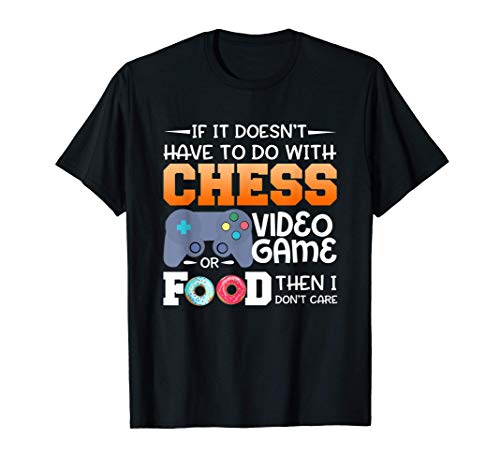 Videojuego de ajedrez o diseño de alimentos Camiseta