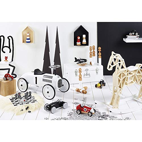 Vilac- Porteur Voiture Vintage Blanc Polaire Aviones, Color (1118)