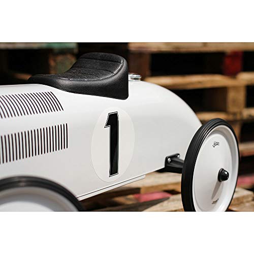 Vilac- Porteur Voiture Vintage Blanc Polaire Aviones, Color (1118)