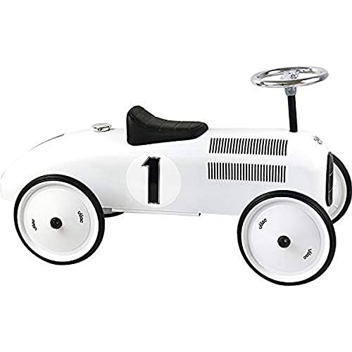 Vilac- Porteur Voiture Vintage Blanc Polaire Aviones, Color (1118)