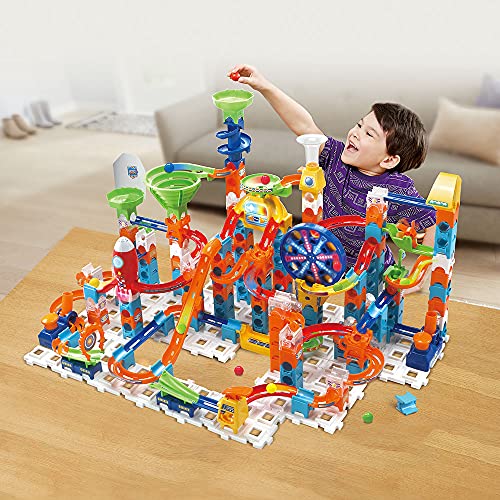 VTech Marble Rush, Circuito de Bolas - Adventure Set S100 - Construcción - A Partir de 4 años - Versión FR