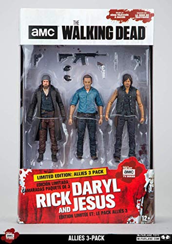 Walking Dead 13197 TV Allies Deluxe - Juego de Figuras de acción, Multicolor