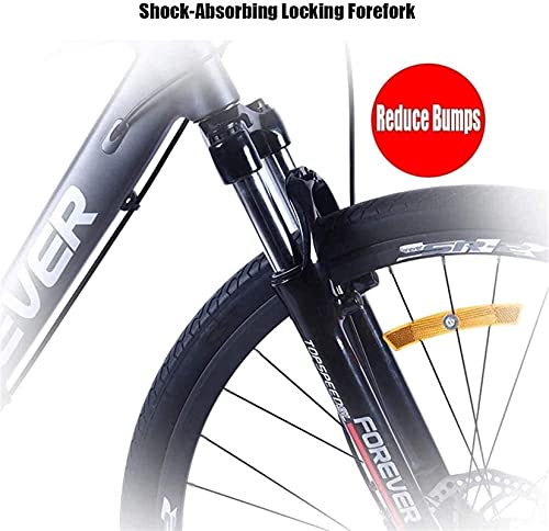 WENHAO Mtb Vehículos de carretera de montaña de 27 pulgadas de 27 pulgadas de 27 pulgadas, bicicleta de montaña de la cola dura de aluminio de doble disco, el asiento se puede ajustar (color: azul) (c