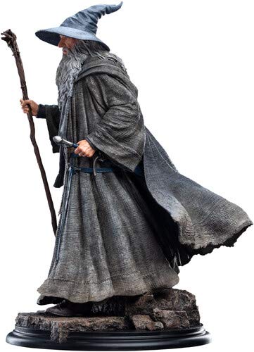 Weta Collectibles Figura Estatua del Señor de los Anillos 1/6 Gandalf el Peregrino Gris (Serie Clásico) 36 cm, Unisex, Multicolor, 24 x 36 x 24 cm