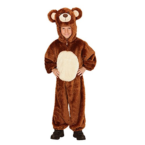 WIDMANN 98097 ? Disfraz para niños Oso de Peluche, Mono con Capucha y máscara
