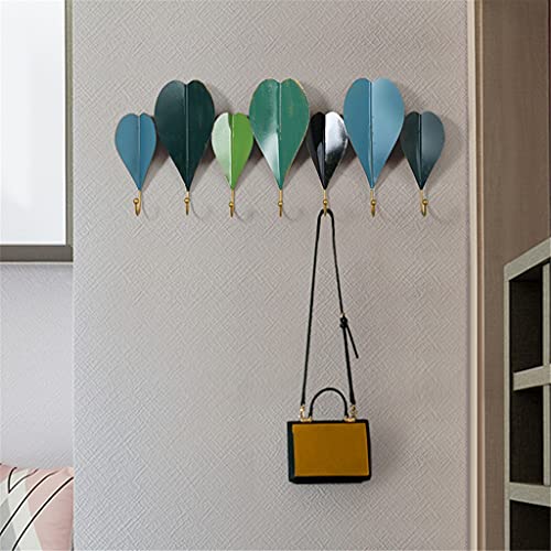 WZHZJ Gancho nórdico Arte de Hierro Gancho para Abrigo Decoración de Puerta Perchero Perchero Perchero de Almacenamiento de Llaves Perchero para Colgar en la Pared Ganchos para Abrigos