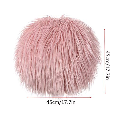 Xiaodou Muñeco de Peluche Almohada Bola de Juguete de Felpa Color sólido Almohada Cama salón súper Blando Redondo Color de la Almohadilla del Amortiguador del sofá Grande Muñeca ( Color : A6 )