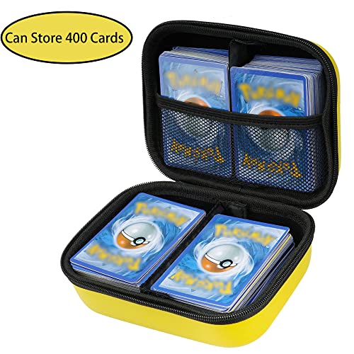 Yosuny - Estuche para Tarjetas Compatible con Tarjetas de Intercambio de PK, se Adapta a C.A.H, Gatitos explosivos, Tarjetas contra la Humanidad, （400 Tarjetas Amarillas）