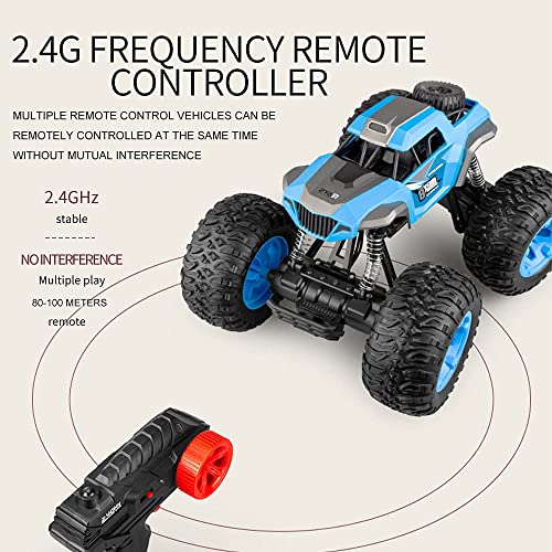 YSKCSRY Coche RC Coche A Control Remoto A Escala 1/10, 2.4Ghz Camiones RC Todo Terreno Motores Dobles Camión RC Todo Terreno Juego Coche Eléctrico De Juguete Coche De Carreras De Alta Velocidad
