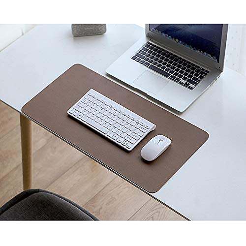YUDEYU Mantel Impermeable Estudiante Almohadilla De Escritorio Almohadilla for Zapatero Color Sólido Corteza De Doble Cara Alfombrilla De Ratón (Color : Dark brown, Size : 500x1000mm)