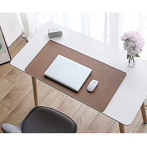 YUDEYU Mantel Impermeable Estudiante Almohadilla De Escritorio Almohadilla for Zapatero Color Sólido Corteza De Doble Cara Alfombrilla De Ratón (Color : Dark brown, Size : 500x1000mm)