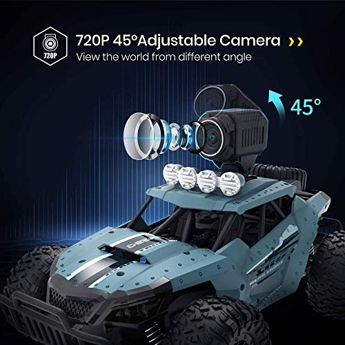 ZAKRLYB Todo Terreno Coches RC Coche teledirigido con 720P HD de la cámara 1/16 Escala de Camiones Fuera de Carretera Control de Alta Velocidad carros de Monstruo a Distancia for Adultos de los niños
