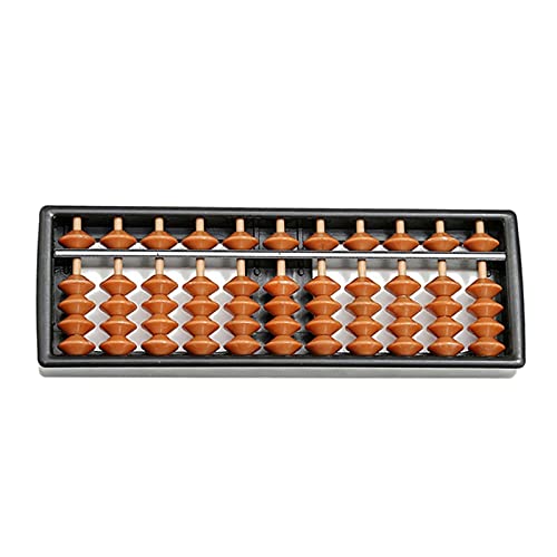 ZDAMN Ábacos Abacus Juguete 11 dígitos niño Escuela Aprendizaje matemático Juguete aritmético ábaco Juguetes educativos para niños Herramienta Educativa Escolar (Color : Black, Size : One Size)