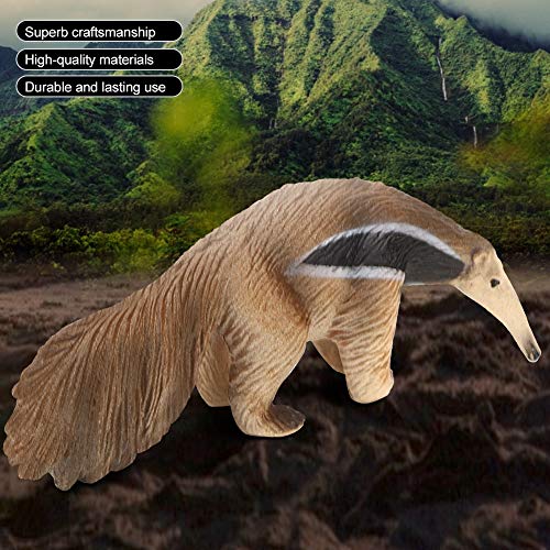 Zerodis Niños Simulación Oso Hormiguero Animal Modelo Hormiga Mamífero Modelo Figura Simulación Fauna Animal Lindo Cub Juguete Decoración de Mesa para niños(Figura)