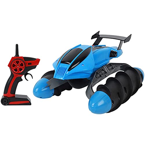 ZHRENXN Coche de control remoto todoterreno anfibio de 2.4G, bote de control remoto con colchón de aire eléctrico inalámbrico, camión de control remoto con tanque de lancha rápida, juguetes para niños
